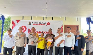 Wujud Nyata Polri untuk Rakyat: Kapolres Simalungun Serahkan Rumah Layak Huni kepada Pasangan Lansia di Momen Hari Bhayangkara