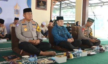 Ustaz Hilman Fauzi Isi Tausyiah di Doa Bersama Polresta Tangerang
