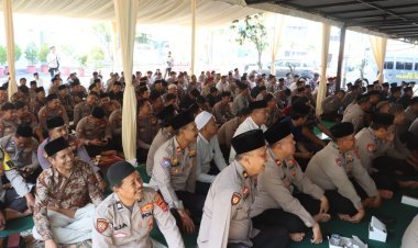 Merangkul Berkah, Polresta Tangerang Ajak Anggota dan Warga dalam Doa Bersama