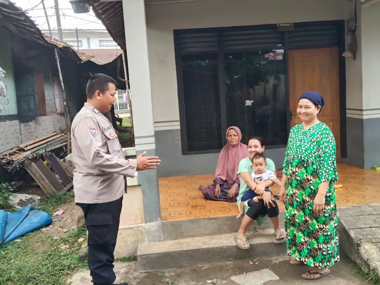 Polsek Cikupa Sosialisasikan Layanan 110 dan Pererat Sinergi dengan Warga Desa Bojong