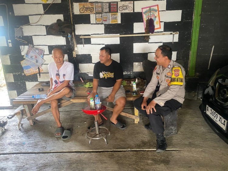 Bhabinkamtibmas Kelurahan Bunder Sambangi Warga, Sampaikan Himbauan Kamtibmas dan Edukasi Layanan Polisi