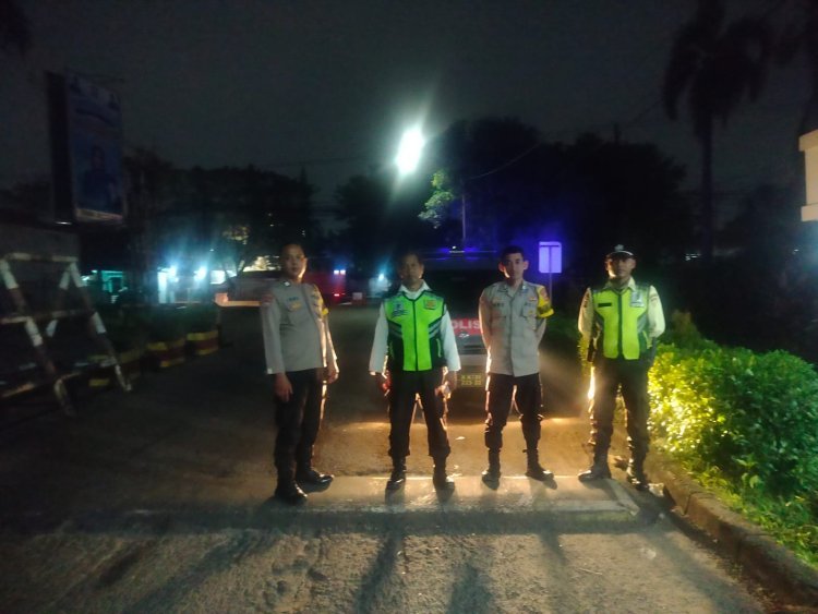Polsek Cikupa Gelar Patroli Ops Cipkon Malam Hari, Antisipasi Gangguan Kamtibmas di Titik Rawan