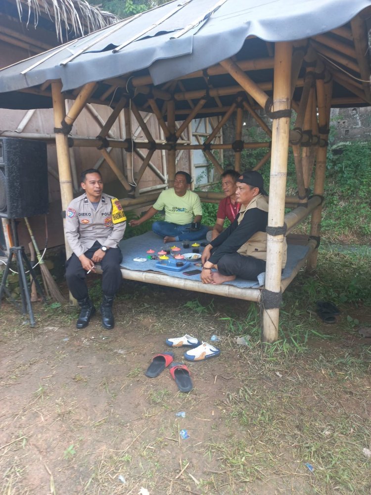Bhabinkamtibmas Pasir Gadung Ajak Warga Pengangguran Bangkit Lewat Program Polisi Peduli Pengangguran