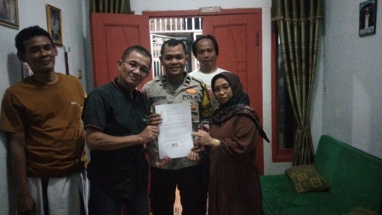 Bhabinkamtibmas Desa Pasir Jaya Fasilitasi Problem Solving, Sengketa Warga Diselesaikan secara Kekeluargaan