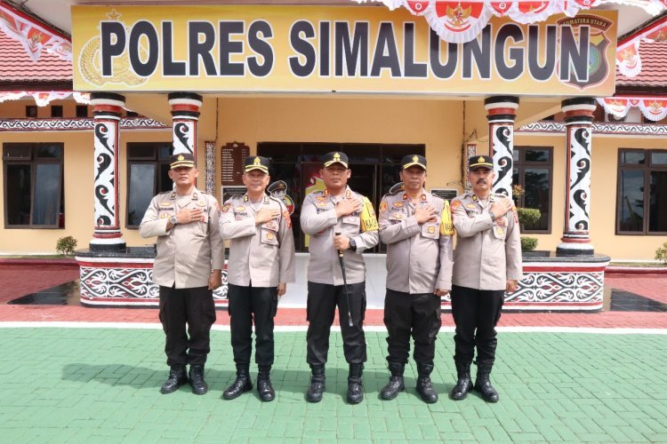 Sinergi Harmonis Penjaga Demokrasi, Kapolres Simalungun Ucapkan Selamat HUT ke-12 Bawaslu Sumut