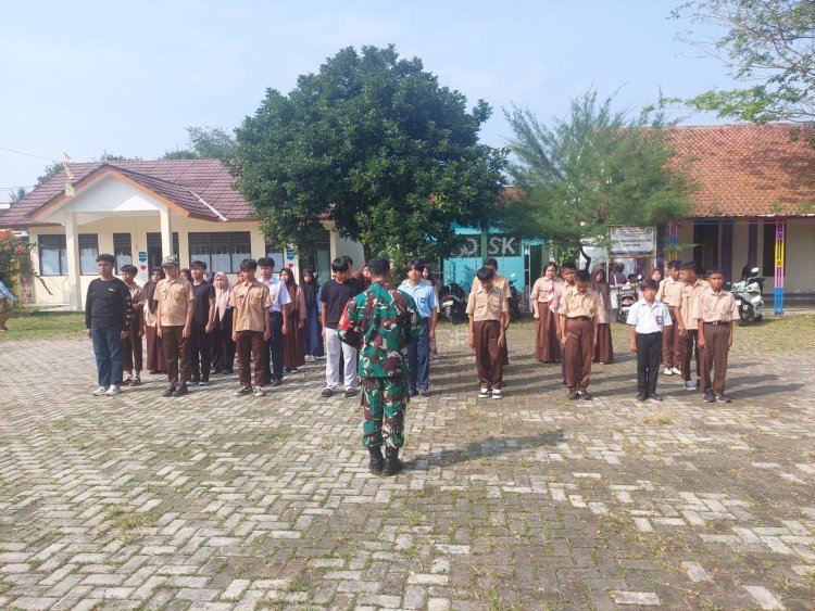 Polsek Tigaraksa: Bhabinkamtibmas Desa Sodong Bripka M. Gili Manggala Hadiri Kegiatan MPLS di UPT SKB Kabupaten Tangerang