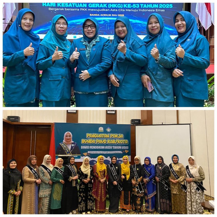 Nyonya Hj. Habibatussania Safriadi Ikuti Rangkaian Acara di Provinsi Aceh Wujud Komitmen Mendukung Program PKK dan Bunda PAUD Kabupaten Aceh Singkil