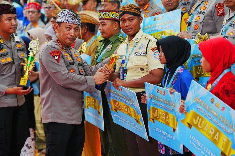Beri Apresiasi Pemenang Kreasi Polri Untuk Masyarakat, Kapolri: Terus Kembangkan Potensi Diri