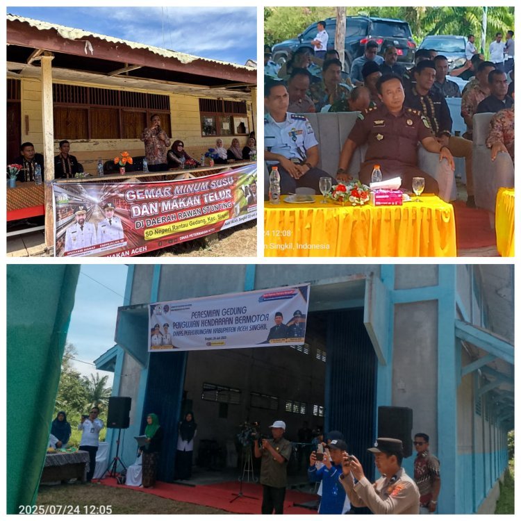 Bupati Aceh Singkil Dorong Perbaikan Gizi dan Keselamatan Berkendara