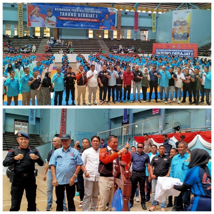 Semangat Juang Membara di Kejurprov Tarung Derajat Pelajar Jambi 2025