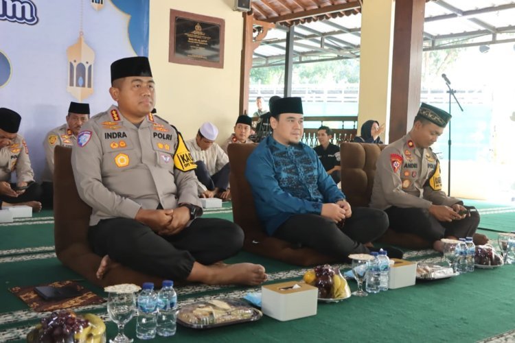 Ustaz Hilman Fauzi Isi Tausyiah di Doa Bersama Polresta Tangerang