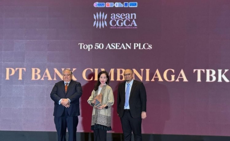 CIMB Niaga Raih Penghargaan Top 50 ASEAN Public Listed Companies dan Top 1 Indonesia PLCs