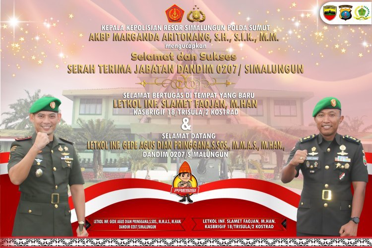Dalam Harmoni Tugas, Demi Negeri: Sinergitas TNI-Polri di Simalungun Terus Dijaga