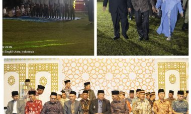 Bupati Aceh Singkil Bersama Wakil Bupati,Forkopimda Dan Ketua DPRK Dan Anggota Resmi Membuka MTQ Tingkat Kabupaten Aceh Singkil Yang Ke XXXVII.