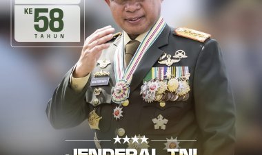 TNI Ucapkan Selamat Ulang Tahun ke-58 untuk Panglima TNI Jenderal Agus Subiyanto