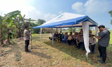 Ketahanan Pangan Jadi Fokus, Polresta Tangerang Optimalkan Lahan Kosong di Cikupa