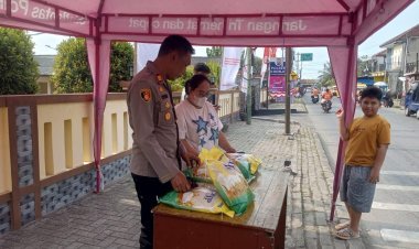 Gerakan Pangan Murah Polsek Kronjo Hadir di Tengah Naiknya Harga Beras