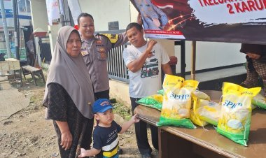 Polsek Cikupa Salurkan Beras SPHP Lewat Program Pangan Murah