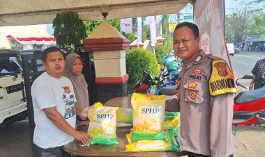 Polsek Cikupa Salurkan Beras SPHP Lewat Program Pangan Murah