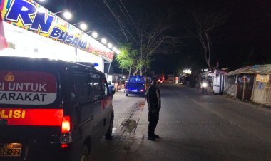 Polsek Kronjo Tingkatkan Patroli Malam, Situasi Wilayah Aman Terkendali