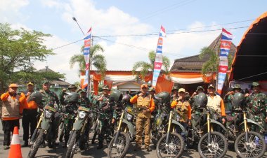 Pemkab dan Kodim 0728/Wonogiri Perkuat Sinergi Lewat Apel Penanggulangan Bencana 2025