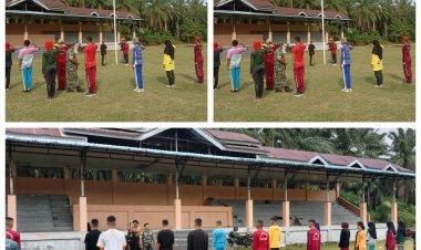 Paskibra Kecamatan Simpang Kanan Gencar Latihan Jelang HUT RI ke-80