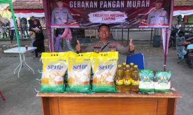 Harga Pangan Naik, Polsek Kronjo Hadirkan Solusi Lewat Pangan Murah