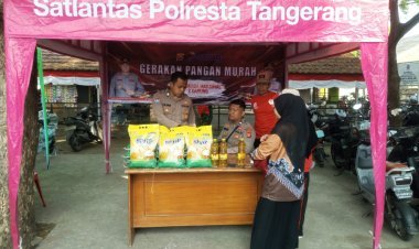 Gerakan Pangan Murah Polsek Kronjo Bantu Stabilkan Harga di Mekar Baru