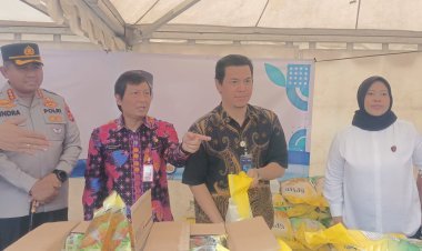 Polresta Tangerang Gelar Bazar Pangan Murah Sambut HUT RI ke-80