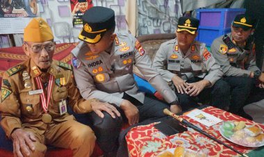Jelang Hari Kemerdekaan, Kapolresta Tangerang Silaturahmi ke Pejuang Veteran
