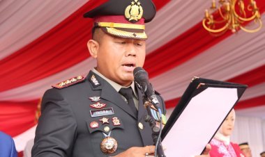 Upacara Detik-detik Proklamasi, Kapolresta Tangerang Bacakan Naskah Pembukaan UUD 1945