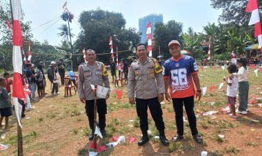 Warga Pasir Gadung Antusias Ikuti Perlombaan HUT RI ke-80, Polsek Cikupa Apresiasi