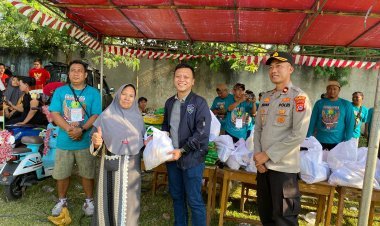 Bansos Satreskrim Hadirkan Kebahagiaan di Hari Kemerdekaan