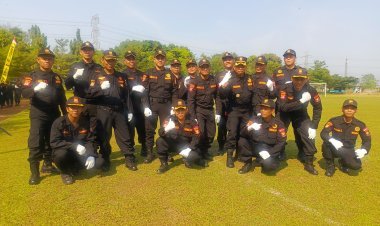 Senkom Mitra Polri Kabupaten Tangerang Ikuti Upacara dan Perlombaan HUT RI ke-80 di Pusdiklat Sawangan