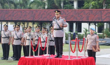 Pimpin Upacara, Kapolresta Tangerang Sebut Hari Juang Polri Momentum untuk Semakin Menyalakan Semangat Melayani Masyarakat