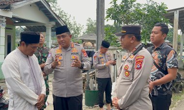 Kapolresta Tangerang Kunjungi Warga Desa Taban Terdampak Angin Puting Beliung