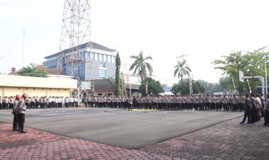 Apel Polres Cilegon Tekankan Tanggung Jawab dan Kepedulian Perwira