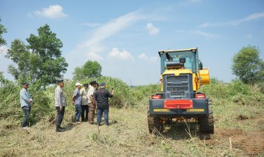 Persiapan Ketahanan Pangan, Polri Gelar Simulasi Alat Berat di Tigaraksa