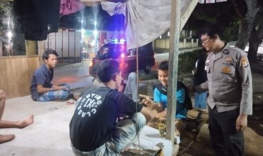 Polsek Mancak Gelar Patroli Blue Light, Antisipasi Gangguan Kamtibmas di Malam Hari