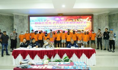 Polres Cilegon Gagalkan Peredaran Narkoba, 9.423 Jiwa Terselamatkan