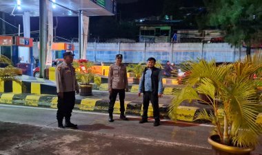 Kawasan Pelabuhan Merak Lebih Kondusif Berkat Patroli Blue Light Polsek