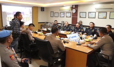 Kunjungan Kapolres Cilegon ke Bea Cukai Merak, Tanda Komitmen Bersama Jaga Kamtibmas
