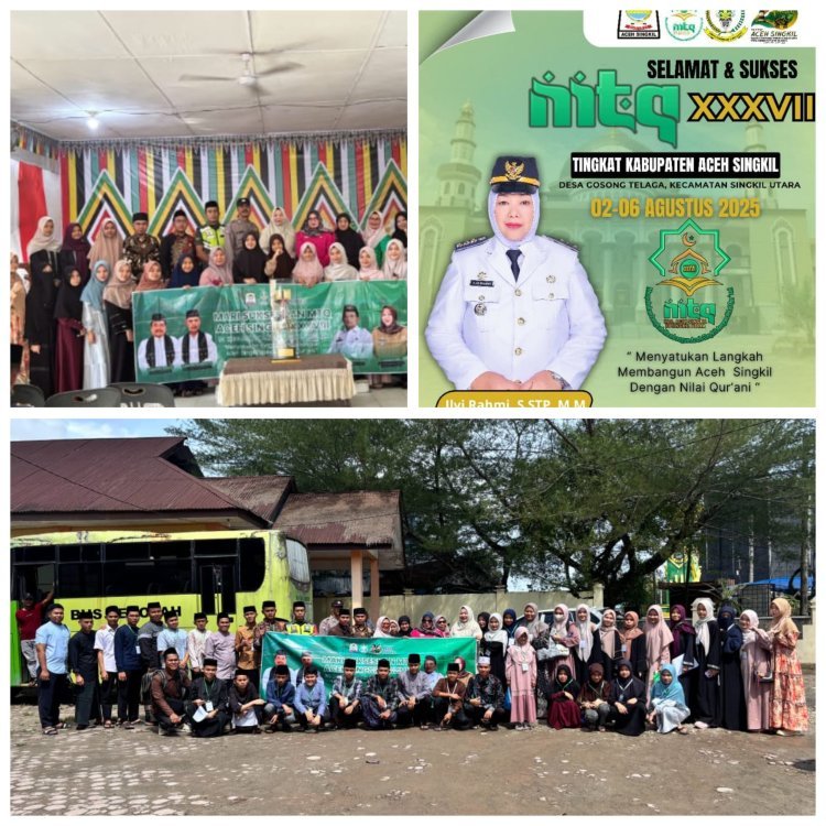 Kontingen MTQ Kecamatan Gunung Meriah Siap Pertahankan Gelar Juara Umum di MTQ Aceh Singkil ke-XXXVII