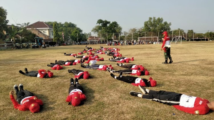 TNI Di Baturetno Latih Calon Paskibra: Cetak Generasi Muda Berjiwa Nasionalis