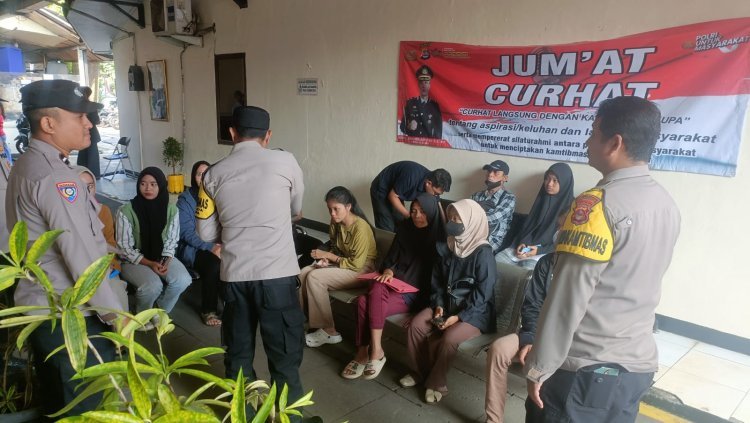 Warga Cikupa Sampaikan Keluhan Soal Geng Motor hingga Pinjaman Ilegal ke Polsek