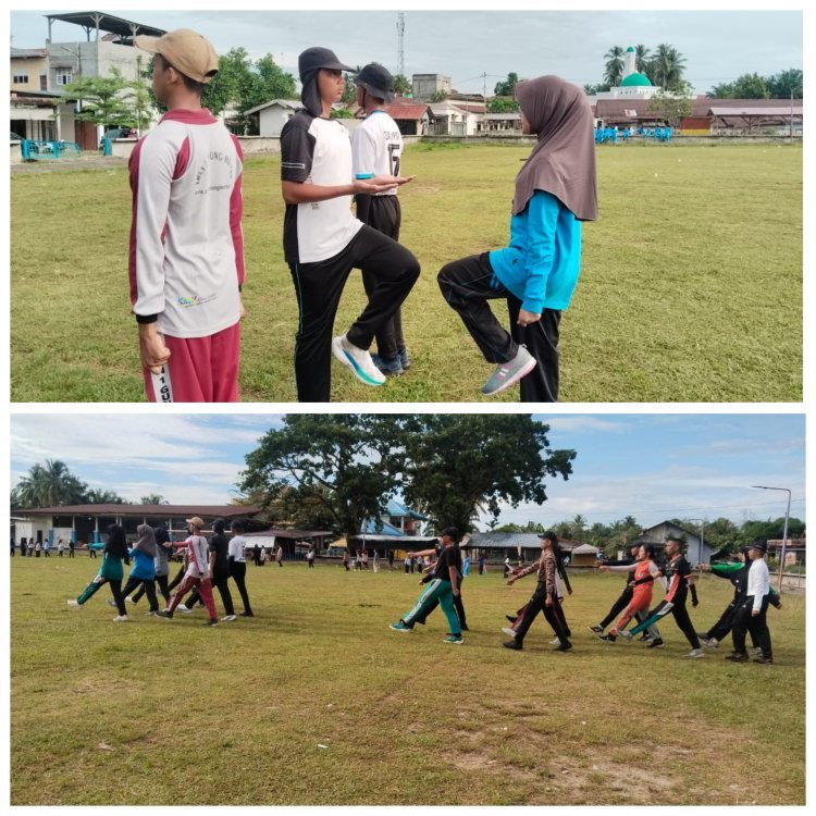 TNI Latih Paskibra Gunung Meriah, Wujud Dedikasi Menanamkan Jiwa Nasionalisme