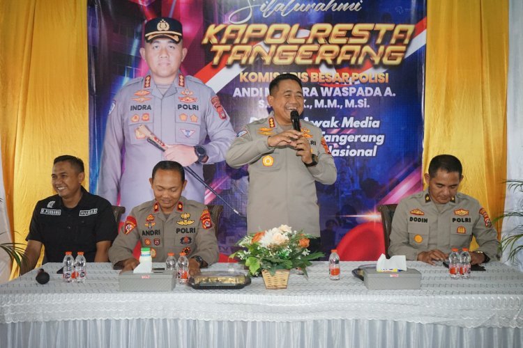 Ngopi Bareng Bersama Insan Pers, Kapolresta Tangerang Paparkan Program Tangerang Sigap dan Gerakan Wangsakara
