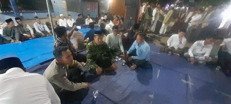 Polsek Cikupa Hadiri Tahlil 40 Hari Alm. Ahmad Supandi, Pererat Silaturahmi dengan Warga