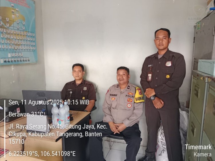Bhabinkamtibmas Bitung Jaya Sambangi PT Torabika, Ajak Perusahaan Jaga Kamtibmas