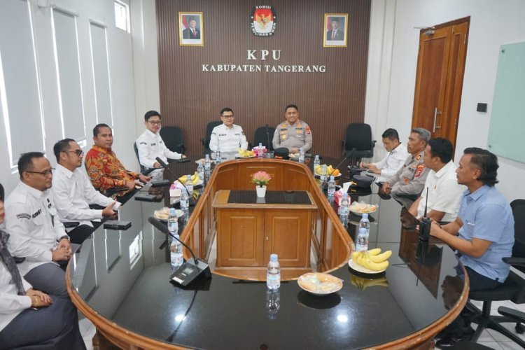 Kapolresta dan KPU Bahas Pengamanan Pemutakhiran Data Pemilih